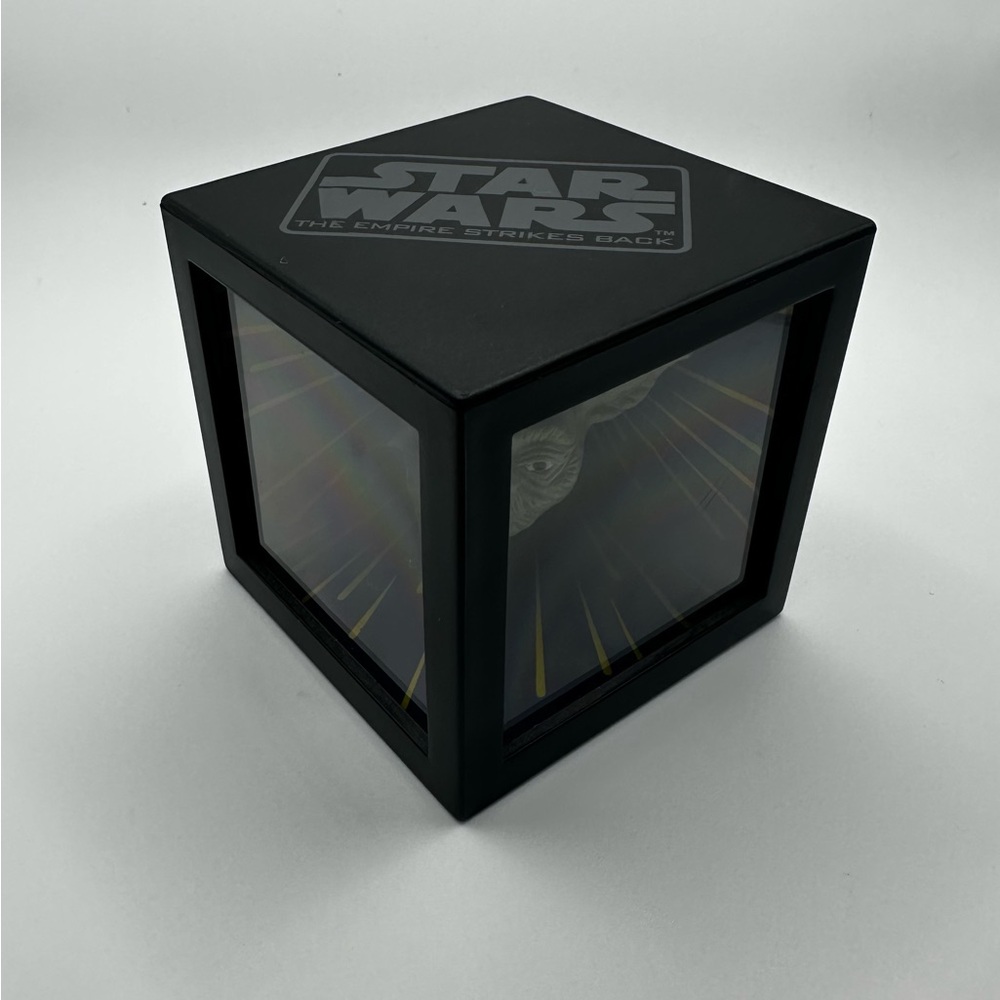 Star Wars Empire Strikes Back Darth Vader Yoda Mirror Box 3D Illusion Cube 1996